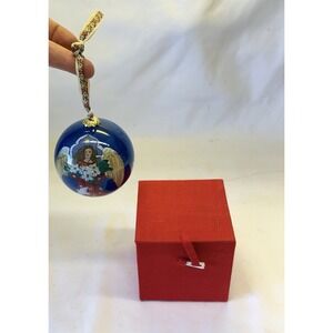 Pier 1 Li Bien Christmas Angel Ornament Glass 2013 Boxed